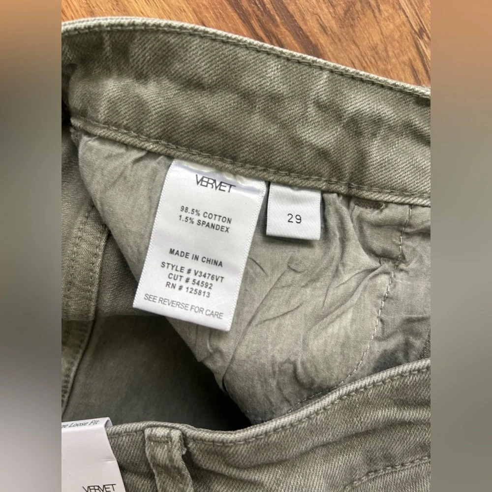Vervet Lindsey 90s Vintage Loose Fit Wide Leg Stretch Cargo Pant Womens Size 29 - Picture 11 of 14